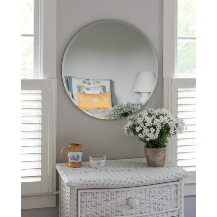 Westport Beveled Frameless Wall Mirror Westport Beveled Frameless Wall Mirror