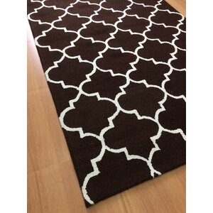 Wool Hand-Tufted Brown Area Rug