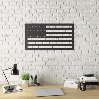 Winston Porter Stars And Stripes Metal Wall Décor Wayfair Stars And Stripes Metal Wall Décor