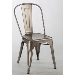 Chiara Industrial Stackable Dining Chair (Set of..