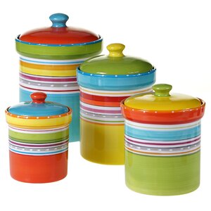 Giddings 4 Piece Kitchen Canister Set