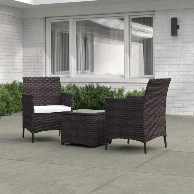 Guion 3 Piece Sofa Set With Cushions