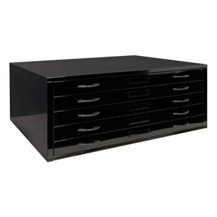 Flat File Storage Wayfair Flat 5 Drawer Lateral Filing Cabinet