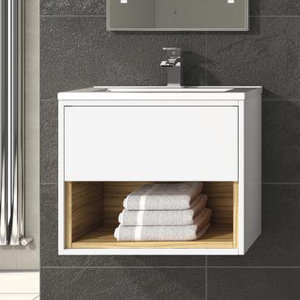 Ultra 80 cm Wandmontierter Waschtisch Coast mit ..