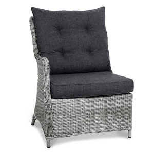 Linkes Anbausofa Barcelona mit Kissen von Kampen..