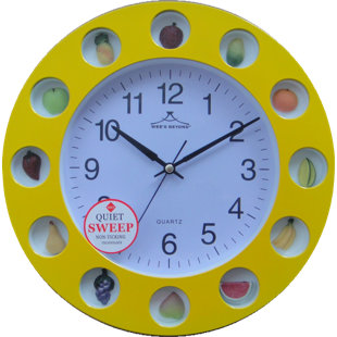 Yellow Kitchen Clock Wayfair Quickview