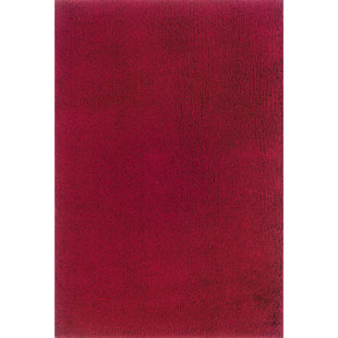 Solid Red Kitchen Rug Wayfair Mazon Solid Red Area Rug