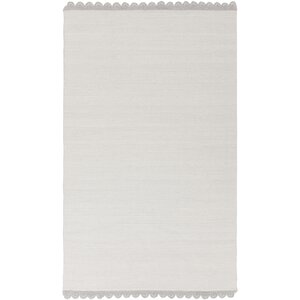 Nicol Hand-Woven Light Gray Area Rug