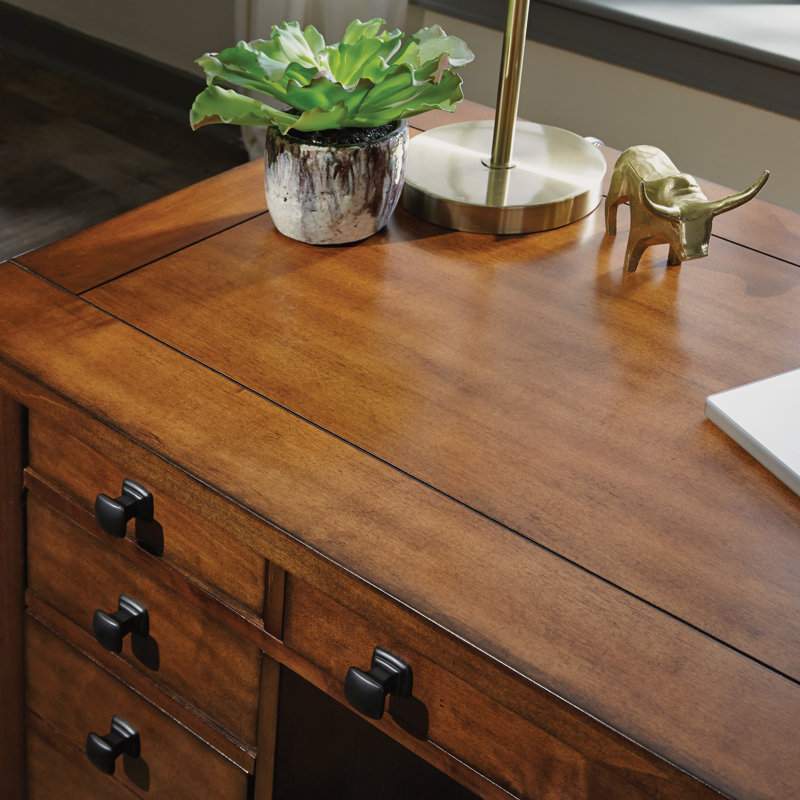 Hurst Pedestal Executive Desk & Reviews Birch Lane