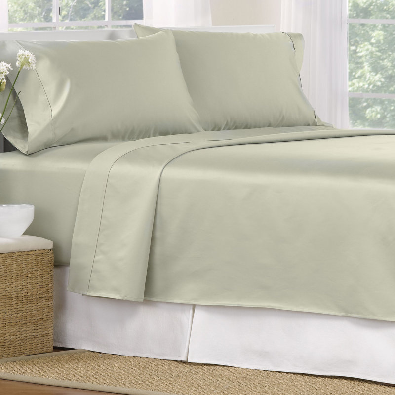 Aspire Linens 4 Piece 1000 Thread Count Egyptian Quality Cotton Sheet