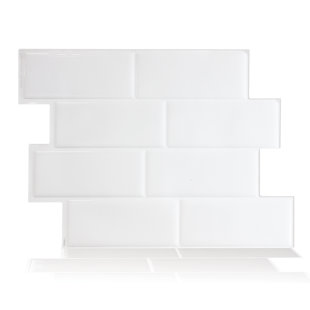 Stick On L Tiles Self Adhesive You Ll Love Metro 10 16cm X 5 08cm L Stick Mosaic Tile Set Of
