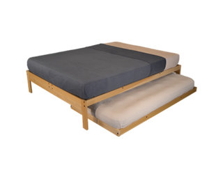 Queen Bed With Twin Trundle Wayfair Wynter Platform Bed With Trundle
