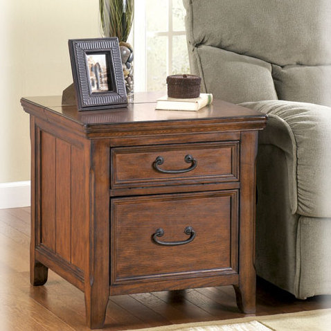 End Table With File Drawer Wayfair