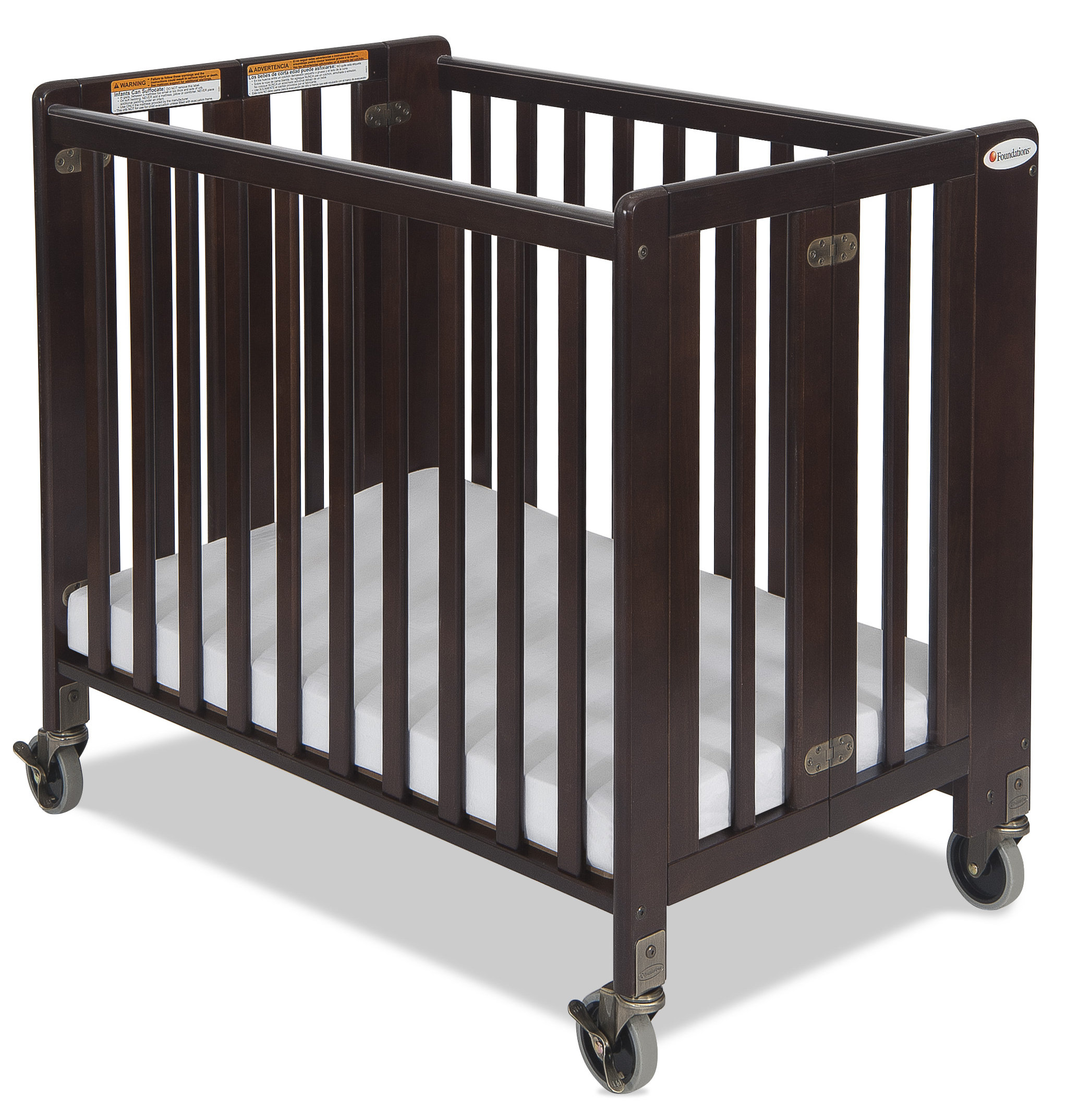 portable crib size