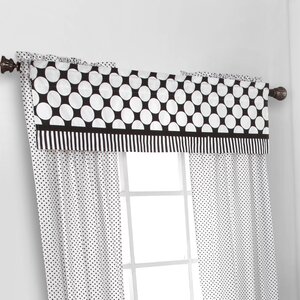 Bair Dots/Pin Cotton Window Curtain Valance