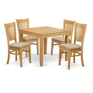 Oxford 5 Piece Dining Set by East West..