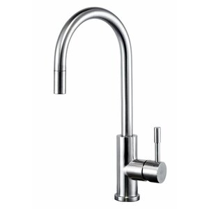 Single Handle Pull Down Kitchen Faucet with Side Spray