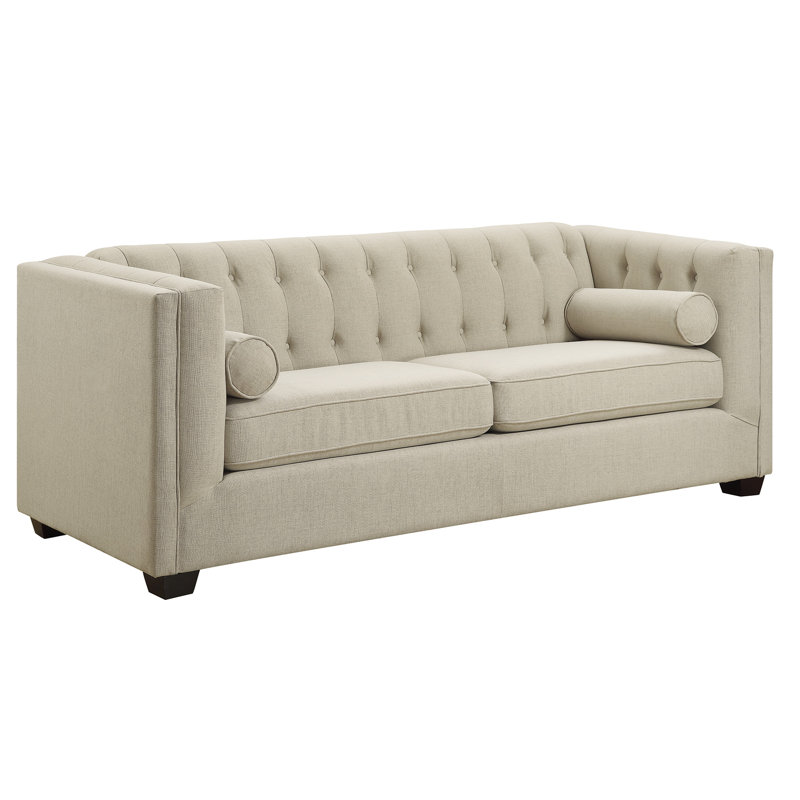 Three Posts Mcdougal Modern Chesterfield Loveseat Reviews Wayfair Mcdougal Modern Chesterfield Loveseat