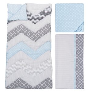 3 Piece Crib Bedding Set