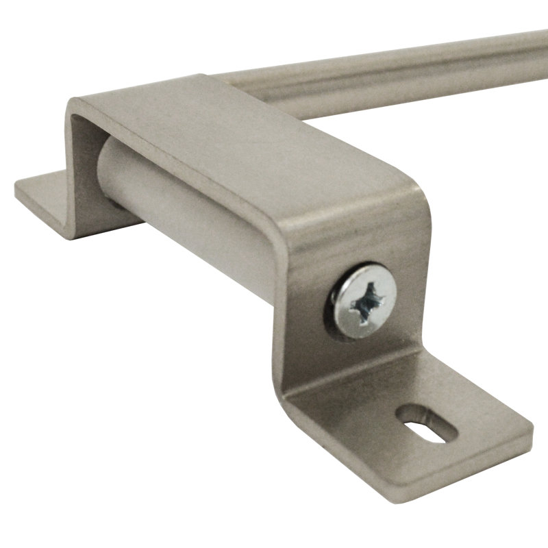 Achim Importing Co Innovative Brent Swing Arm Curtain Single Rod and