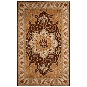 Trinningham Hand-Tufted Beige/Taupe Area Rug