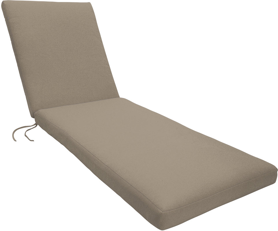 Wayfair Custom Outdoor Cushions Knife Edge Outdoor Chaise Lounge