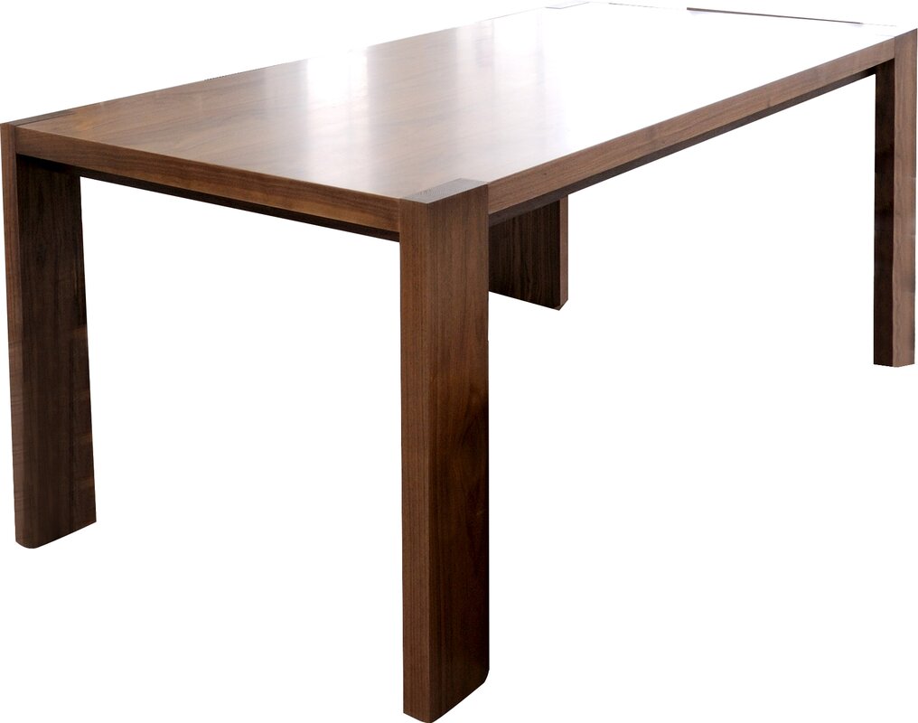 large plank dining room table