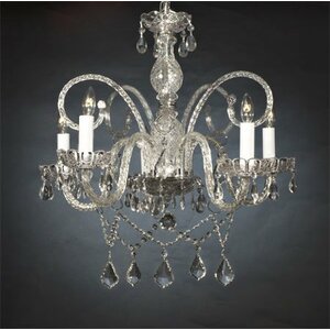 5-Light Crystal Chandelier