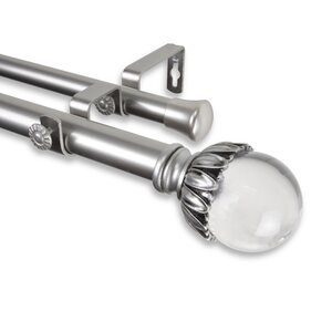 Pixie Double Curtain Rod and Hardware Set