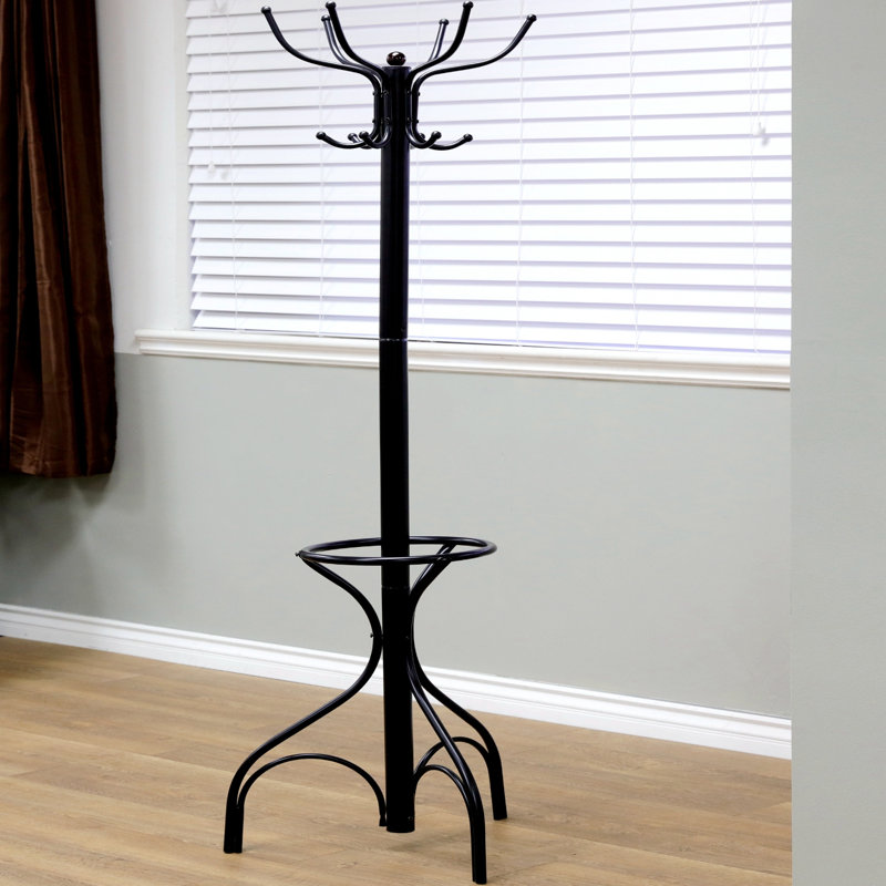 Andover Mills Metal Coat Rack With Umbrella Holder Reviews Wayfair Metal Coat Rack With Umbrella Holder