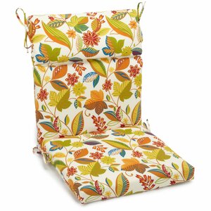 Outdoor High Back Adirondack Chair Cushion