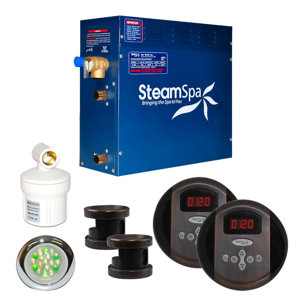 SteamSpa Royal 10.5 KW QuickStart Steam Bath Generator Package in Oil Rubbed Bronze