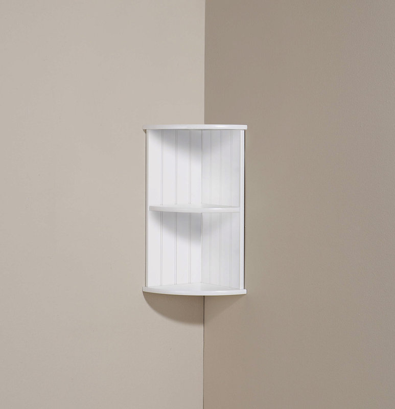 Wayfair Basics Hampton 50x25cm Corner Bathroom Shelf & Reviews