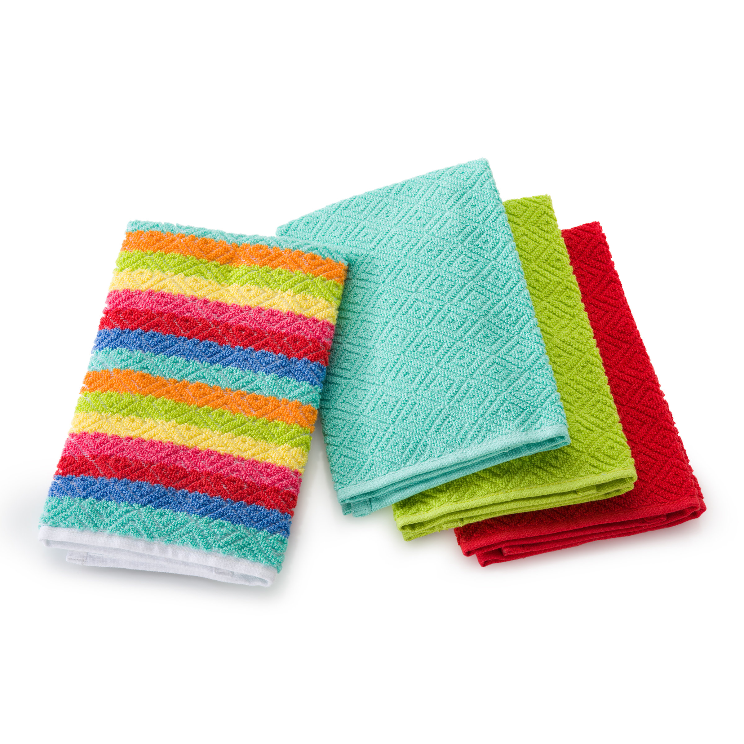 Fiesta Diamonte 4 Piece Bar Mop Towel Set Reviews Wayfair