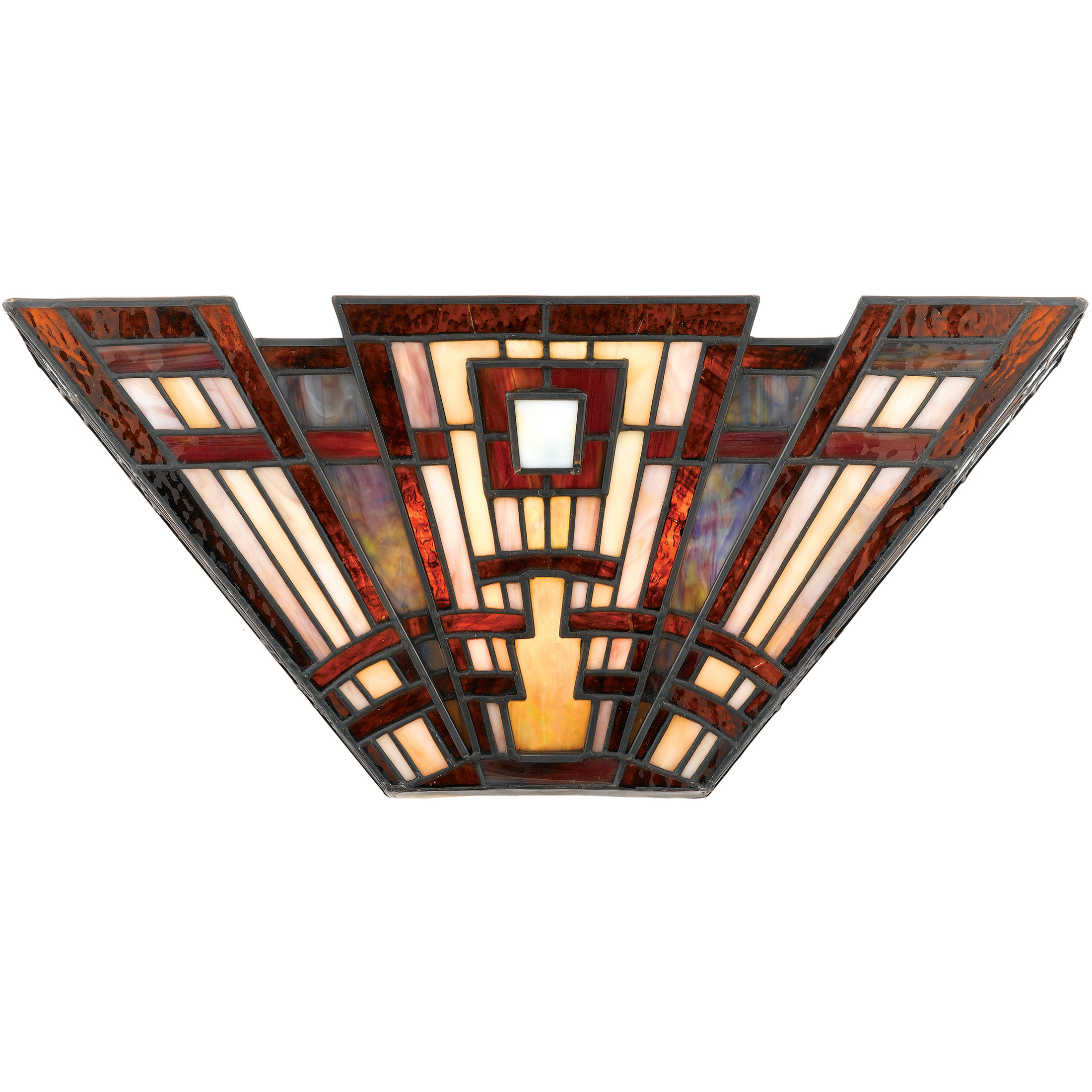 Astoria Grand Irvin Tiffany 2 Light Wall Sconce Reviews Wayfair