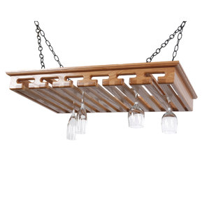 Hanging Wine Glass Rack by Laurel Highlands Woodshop