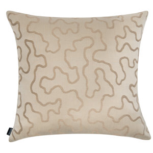 Du00e9cor Squiggly Indoor/Outdoor Sunbrella Throw Pillow