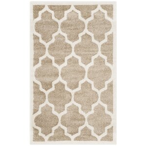 Maritza Wheat/Beige Woven Area Rug