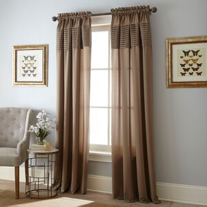 Perley Solid Blackout Rod pocket Single Curtain Panel (Set of 2)