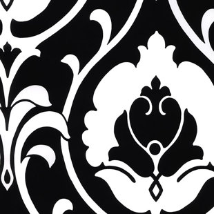 Black Damask Wallpaper You Ll Love Wayfair Quickview