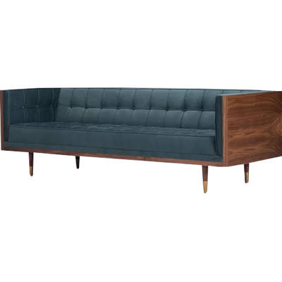 Lancaster Leather Loveseat