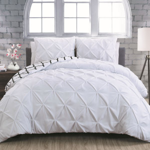 Aaron 3 Piece Reversible Duvet Cover Set