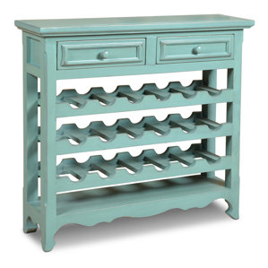 Ashleigh 18 Bottle Floor Wine Rack by August Grove