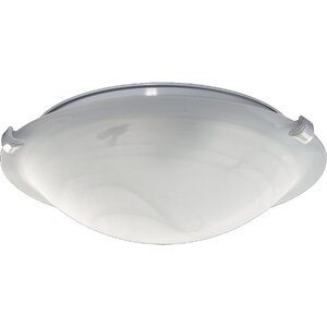 2-Light Bowl Ceiling Fan Light Kit