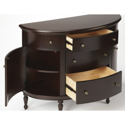 Cantor 3 Drawer Half Circle Accent Chest Joss Main
