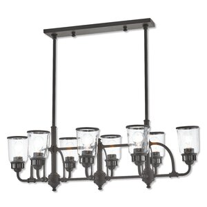 Laurenza Linear 8-Light Kitchen Island Pendant