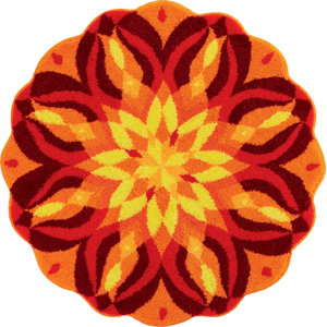 Knoweldge of Self Series Tapestry Mandala Art Area Rug