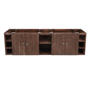 Modern Contemporary Bathroom Vanity Cabinet Only Allmodern Hobbs 72 Double Bathroom Vanity Base Only