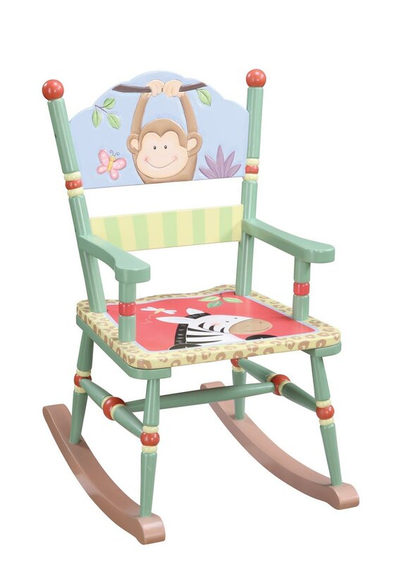 Fantasy Fields Sunny Safari Rocking Chair & Reviews | Wayfair