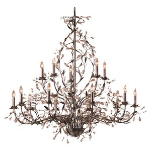 15-Light Crystal Chandelier